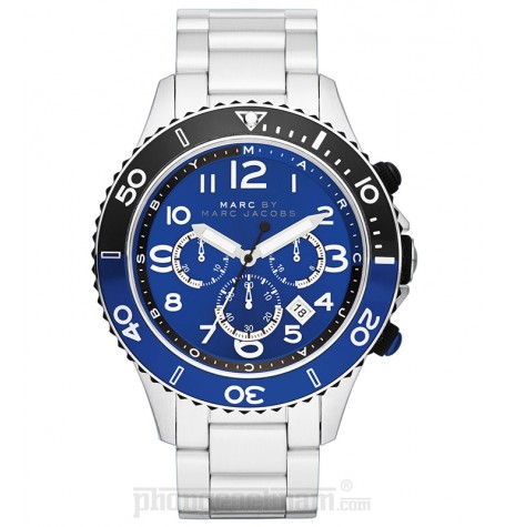 Đồng hồ nam Marc Jacobs - Rock Bracelet / Blue Dial 46mm