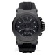 Đồng hồ nam Michael Kors - Silicone Black Chronograph 45mm