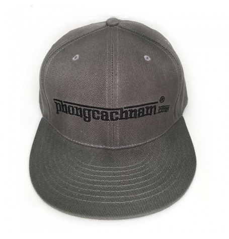 Mũ nón lưỡi trai hip hop - PhongCachNam logo - màu olive sậm