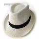Mũ nón panama fedora - PhongCachNam "Fashionista" màu trắng vành nhỏ