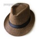 Mũ nón panama / fedora - PhongCachNam "Fashionista" màu nâu vành nhỏ