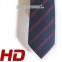 Cà vạt bản trung (7cm) - PhongCachNam "Trend Setter" màu xanh sậm sọc chéo