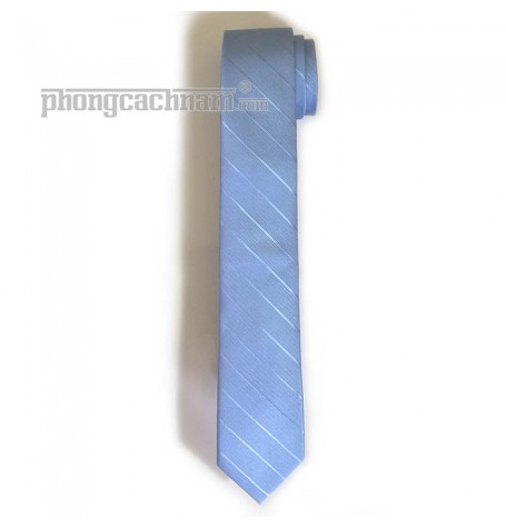 Cà vạt bản trung (7cm) - PhongCachNam "Trend Setter" màu xanh da trời Cà vạt bản trung (7cm) - PhongCachNam "Trend Setter" màu xanh da trời