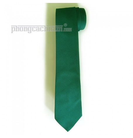 Cà vạt bản trung (8cm) - PhongCachNam "Fashionista" màu xanh lá cây