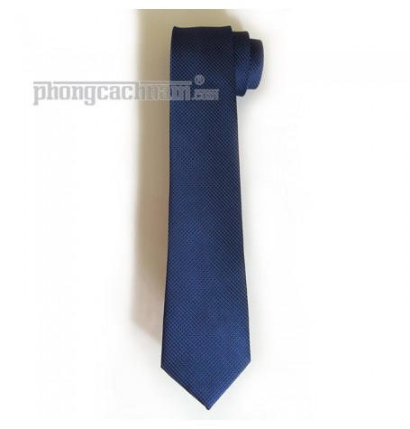 Cà vạt bản trung (8cm) - Marco Cannavaro "Uomo in Blu" màu xanh sậm