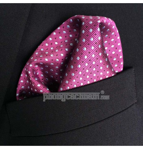 Khăn túi áo vest - Pocket Square - PhongCachNam "Silent Expression" 30cm x 30cm