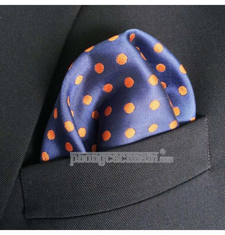 Khăn túi áo vest - Pocket Square - PhongCachNam "Elegance in Blue" 30cm x 30cm