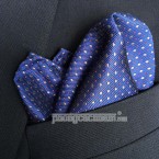 Khăn túi áo vest - Pocket Square - PhongCachNam "Silent Expression Blue" 30cm x 30cm