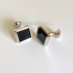 Khuy cài măng sét - Cufflinks - PhongCachNam "Black Pearl"