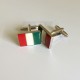 Khuy cài măng sét - Cufflinks - PhongCachNam "Italian Flag"