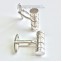 Khuy cài măng sét - Cufflinks - PhongCachNam "Trend Setter" No.1 màu bạc