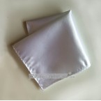 Khăn túi áo vest - Pocket Square - PhongCachNam "Fashionista" 22cm x 22cm màu trắng