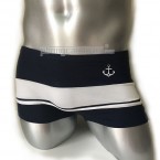 Quần lót nam boxer xanh sọc trắng